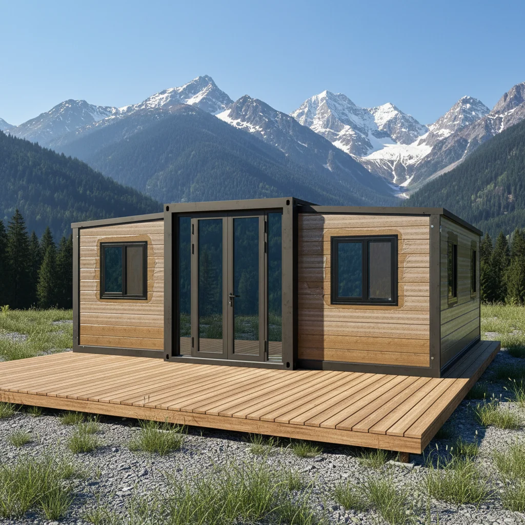 Hot-Selling Double-Wing Expandable Folding Design Rapid Mobile Steel Prefab Activity Room For Bedroom & Workshop