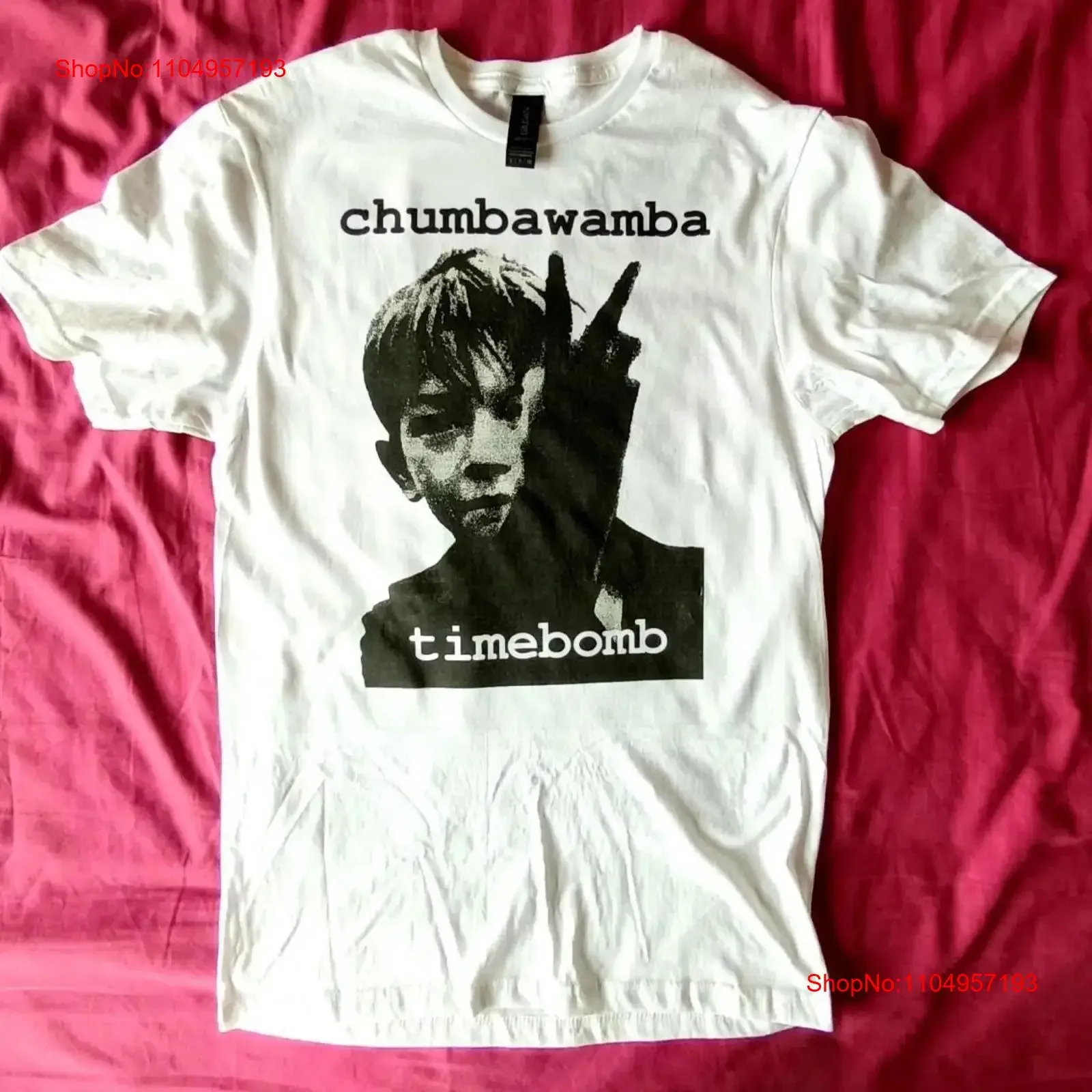 

Хлопковая футболка CHUMBAWAMBA 'Timebomb от S до 5XL LI1763, винтажная стираная слегка дизайнерская одежда, модная эластичная дышащая одежда