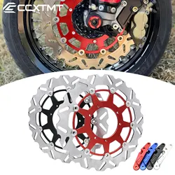 Motocross 320mm Front Floating Brake Disc Brake Caliper Bracket For Honda CRF CR 250R 250X 450R 450RX 450X 2002-2021 2022
