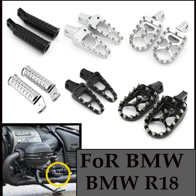 

For BMW R18 2020-2021 Motorcycle Front Footrest Peg Pedal Passenger Footpeg Installation Kit CNC Aluminum alloy