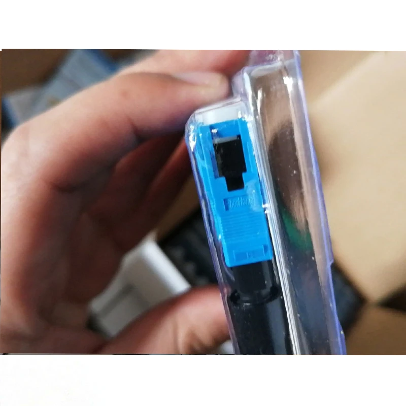 

50 or 100PCS/LOT SC-UPC-B FA-SC/UPC-SM 28mm FTTH High Quality Mode Fiber Optic Quick-Connector Fast Connector for FHome