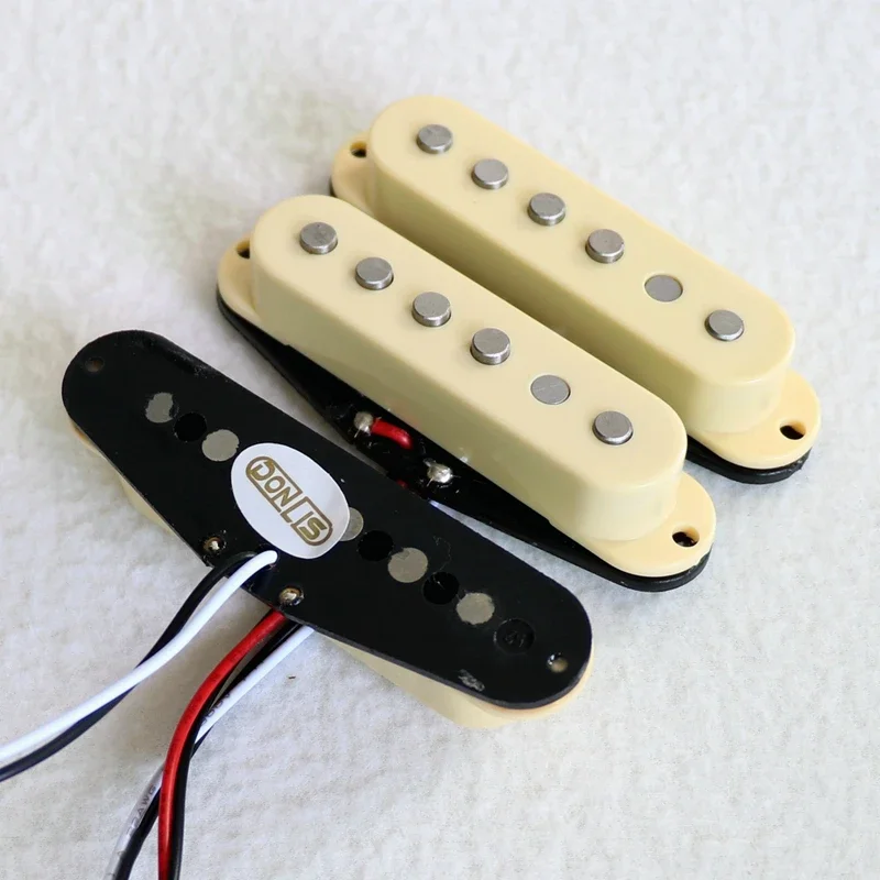 Donlis Modern Style Warm Sound Single ST Guitar Pickup With 2/5 Alnico Rods In Black/white And Ivory Colors Гитара