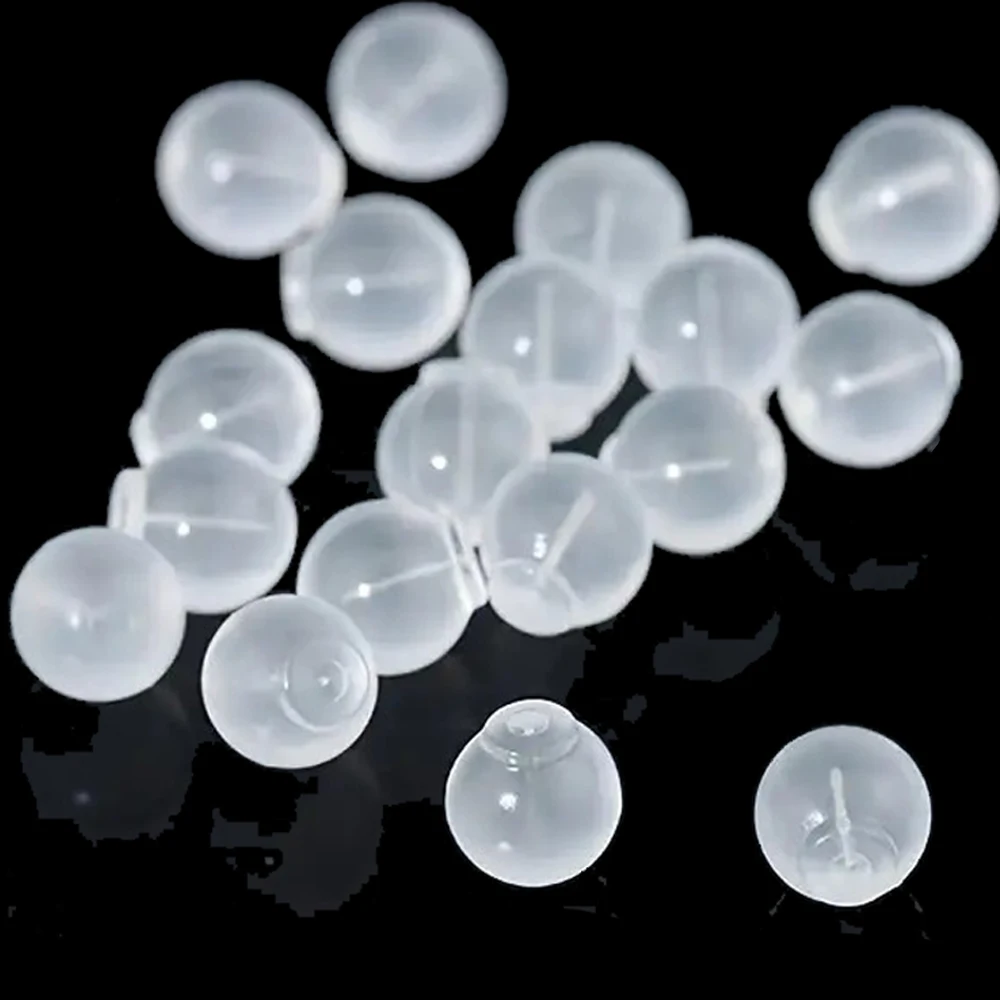 50/100/200 Stück Komfort Impenetrable Soft Safety Backs TPE Medizinisches Material Ersatz Passend für alle Arten von Ohrringen Schmuckherstellung