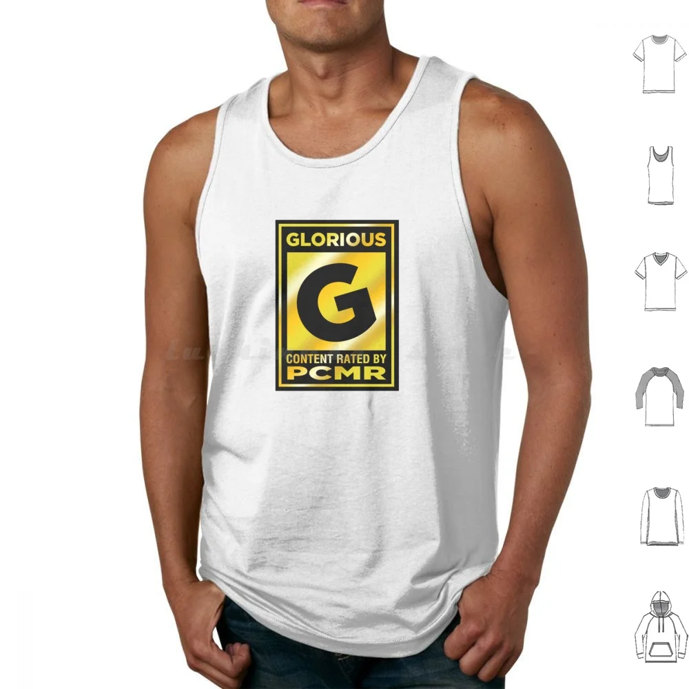 Pcmr-Glorious Tank Tops Print Cotton Pcmr Pc Master Race Master Race Gaming Pc Games Nerds Geeks Retro Pixle Xbone Ps Ps4