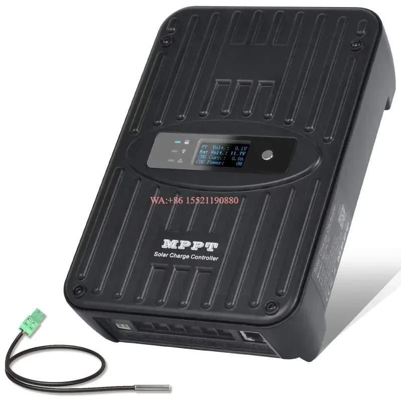 wmwmnu 100W Solar Panel Kit with 40A MPPT Charge Controller and Portable Power Inverter for Off Grid Camping RV Home Energy