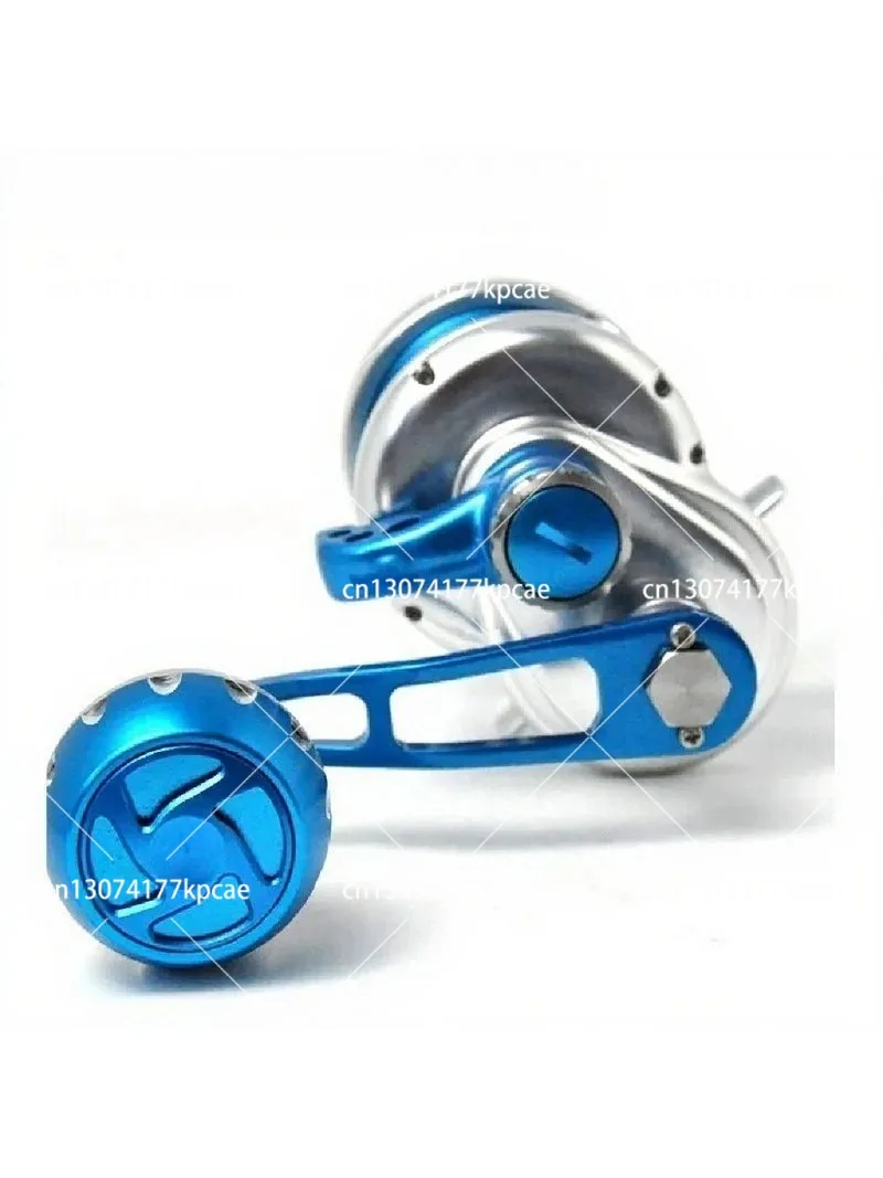 11 Ball Bearings Full Metal Drum Fishing Reel, Slow Pitch Conventional Reel, Saltwater Boat Trolling Reel
