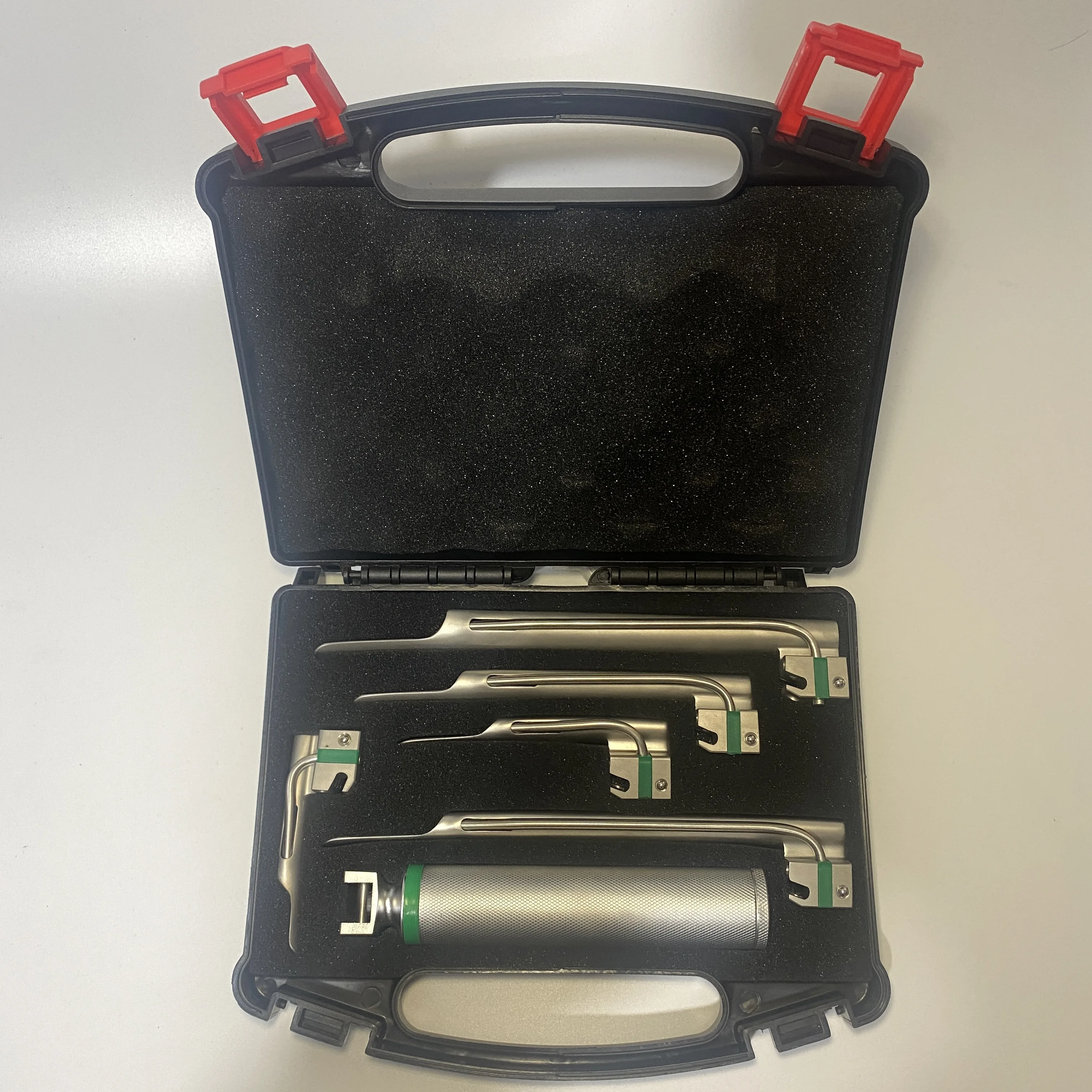 Pet animal specific fiber optic laryngoscope intubation anesthesia laryngoscope pet laryngoscope right opening fiber optic laryn
