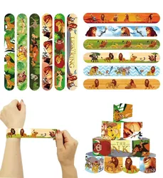 12pcs Disney new Lion King Bracelets Wristband Kild Birthday Party Return Gift Party Favors for boy Baby Shower Supplies gifts