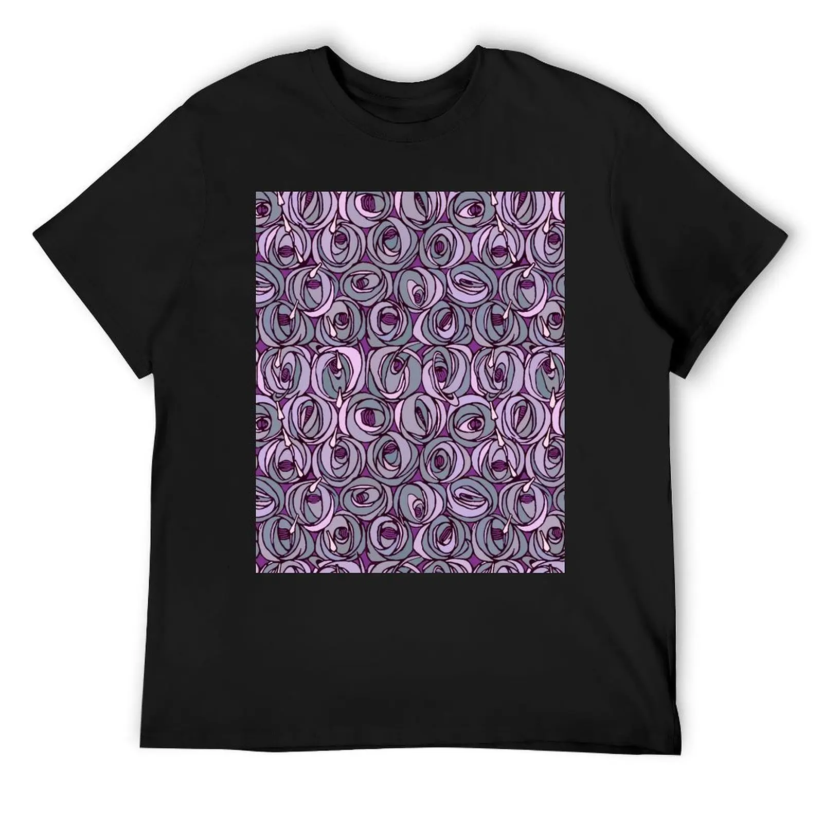 Charles Rennie Mackintosh Roses and teardrops edited 10. T-Shirt graphic shirts tops anime clothes cute tops Men's t shirts