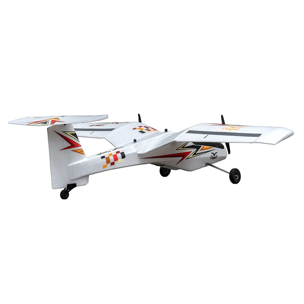 ESKY Seagull-Avião Dual Motor EPP RC, Planador com Controlador de Voo, 760mm Wingspan, 2.4G, 6CH, BNF, RTF