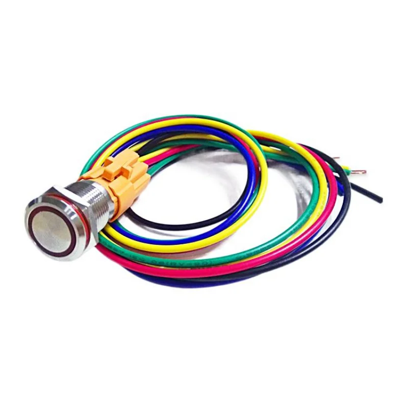 

16mm metal self-resetting switch 24V with dedicated connector for Chitu accessories