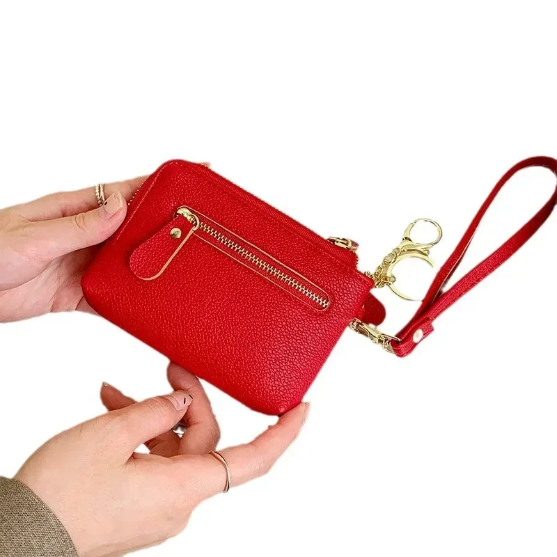 Porte-cartes élégant pour femme, mini sac à main portable, porte-monnaie, portefeuille simple, solide, banque d'argent, carte d'identité, bus, 1 pièce