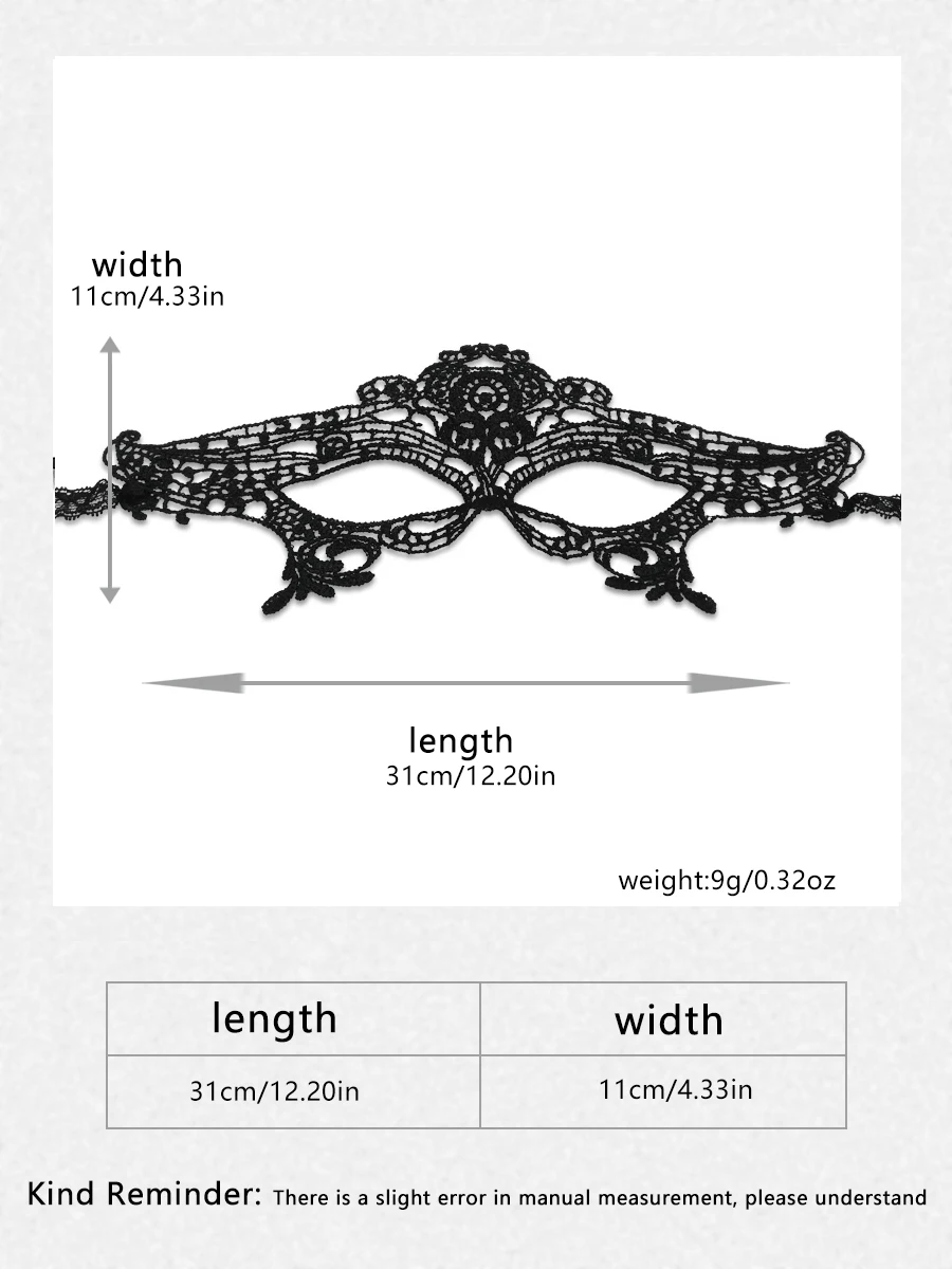 Itacazzo Decorative Props Women's Festival Party Carnival Eye Decorative Mask Masked Face Ball Sexy Lace Masks