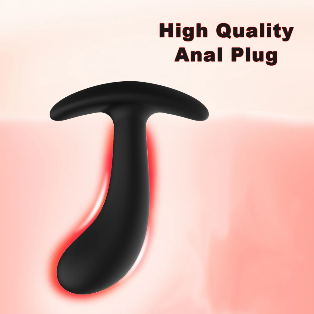 3 Silicone Anal Plugs Training Set Bullet Dildo Vibrator Anal Sex Toys For Woman Male Prostate Massager Butt Plug Gay Sex Toys