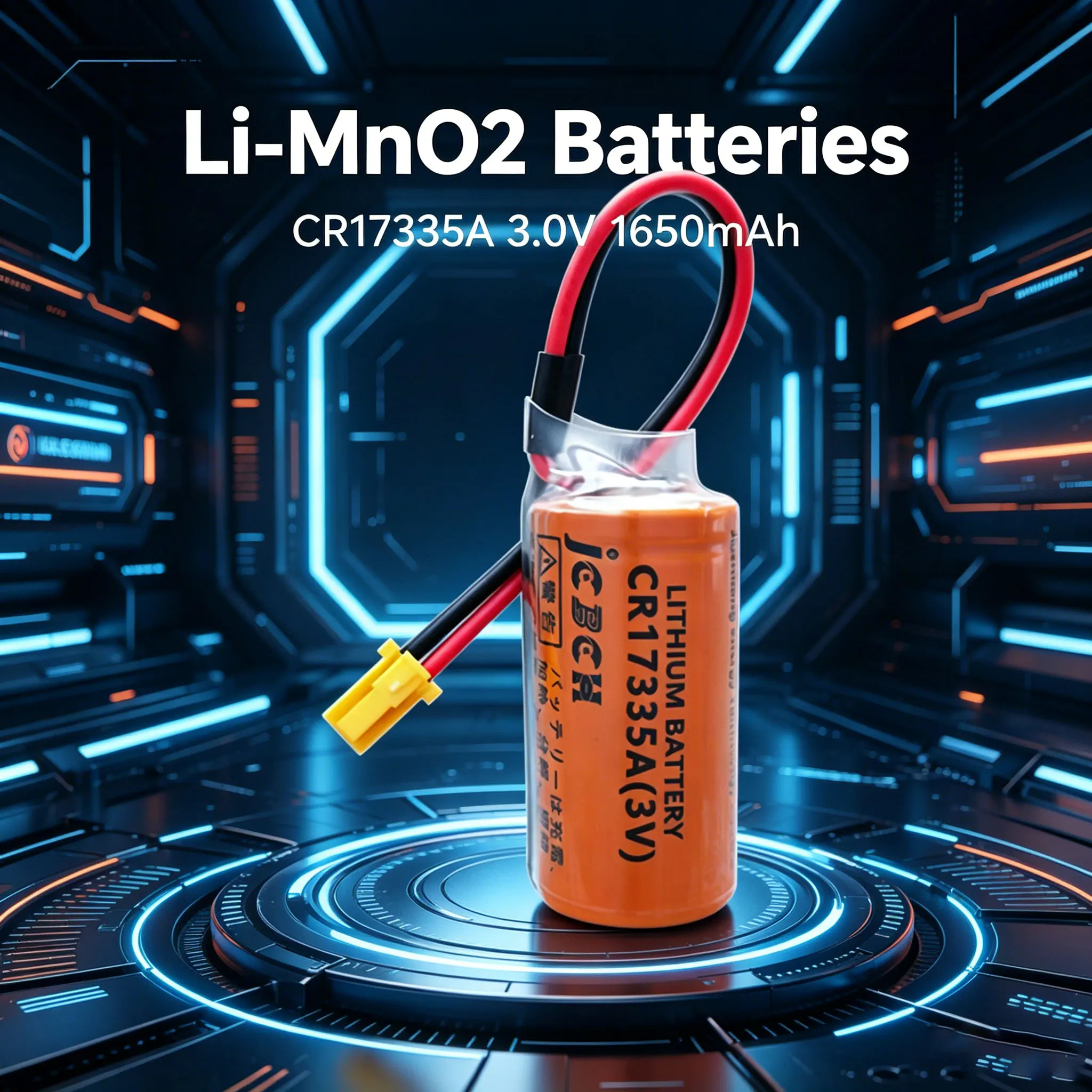 CR17335A Li-MnO2 Batteries 3.0V is suitable for Mitsubishi PLC servo M80 system CNC machine tool machining center driver