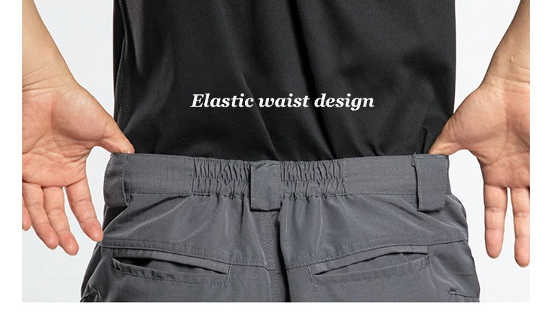 Neue taktische Cargohose für Herren, reißfeste und abriebfeste Hose mit vielen Taschen, gerader Schnitt, Arbeitshose, Outdoor-Hose für Wanderungen und Trekking. – Detail 17