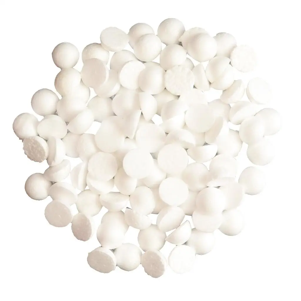 30mm White DIY Polystyrene Balls Round Foam Spheres for Crafting Sculpting Holiday Wedding Decorations