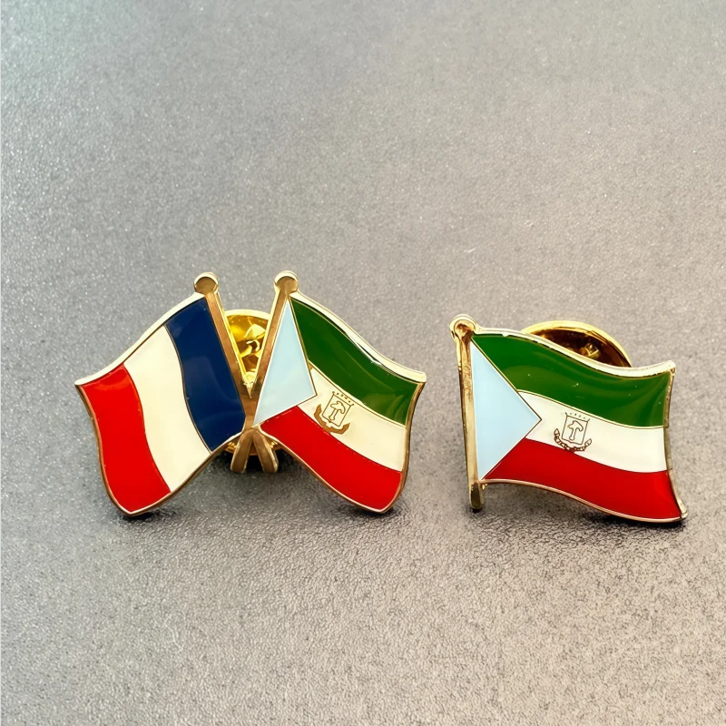 Equatorial Guinea Flag Badge Brooch Natinal Lapel Pins Flag Lapel Pins Country Flag Badge