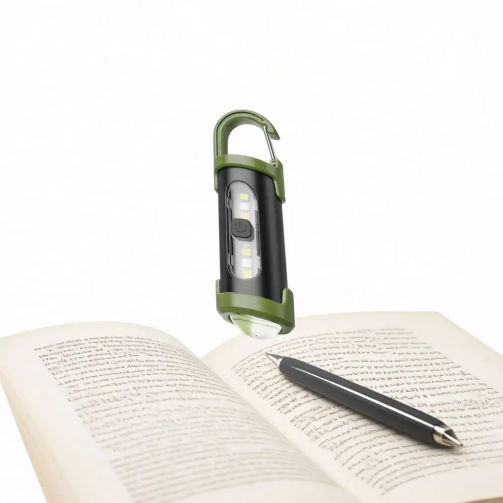 USB Rechargeable Mini Keychain Light LED Flashlight Pocket Torch For Outdoor Camping Hiking Night Fishing Security