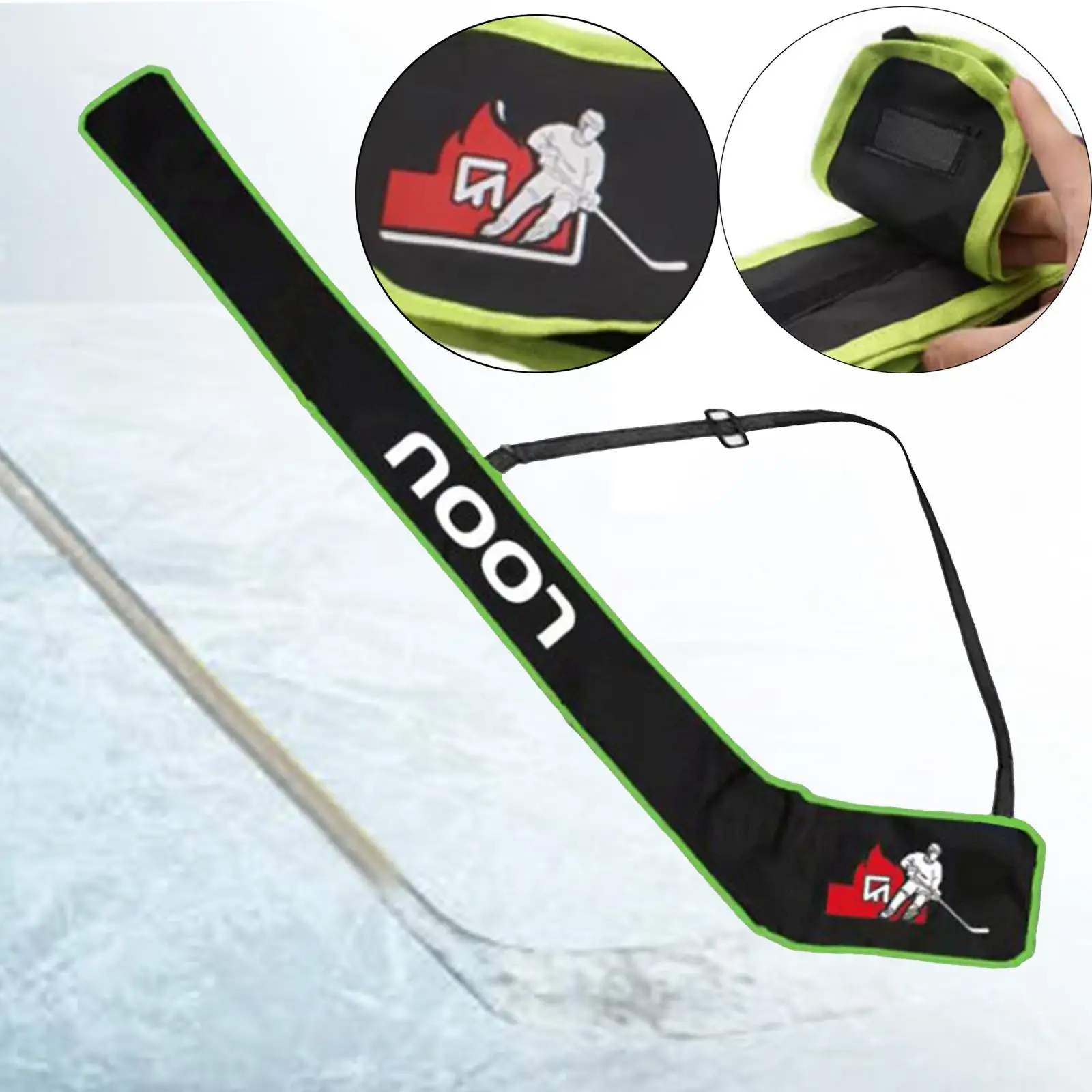 Ice Hockey Sticks Bag Sport for Adults Practice Carry Travel Carrying Bag