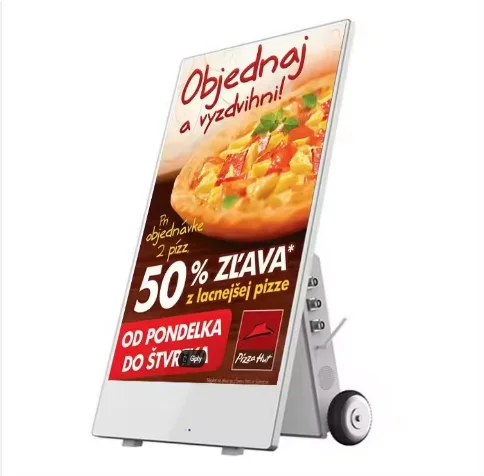 

43 "mobile Electronic Outdoor High Brightness LCD Advertising Screen Battery Powered Advertising Machine 43inch Indoor