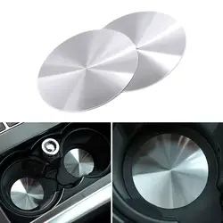 For Land Rover Range Rover Sport Vogue Discovery 4 5 60mm Car Accessories Center Control Water Cup Mat Holder Anti-Slip Pad