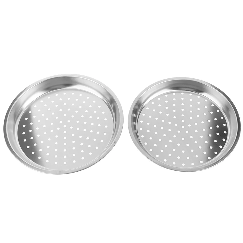 .1Pc 28/30/32/34CM Stainless Steel Round Steamer Durable Dumplings Fish Steaming Tray Thickened Steamer Kitchen Cooking Gadgets image 2