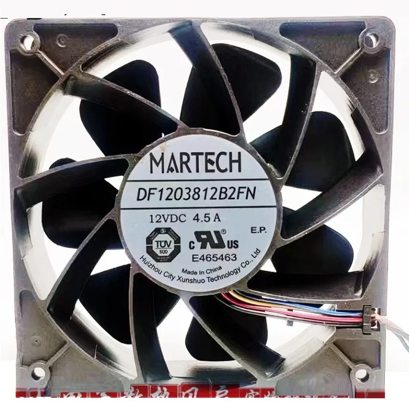 Oryginalny wentylator dla MARTECH DF1203812B2FN 12V 4.5A 54W gwałtowny wentylator chłodzący 12038 12CM 120x120x38mm