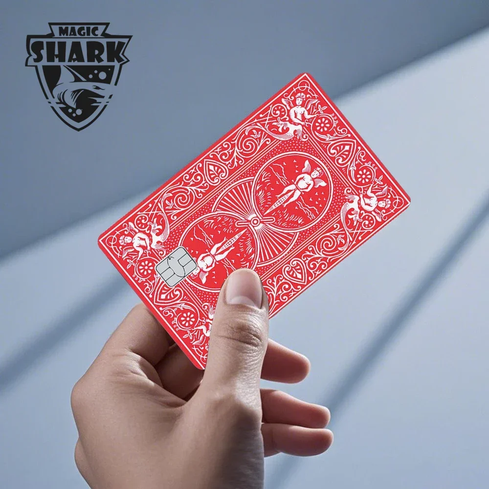 Magic Shark Fashin King Poker Money Game Controler Dragon 3M Matte Thin Sticker Film Skin لبطاقة الائتمان المصنوعة من بنك الخصم