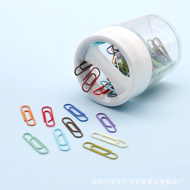 Paperclips Box For Office Clips Metal Paper Clip Holder Desk Clips Holder Magnetic Clips Dispenser Clip Container Desk Organizer