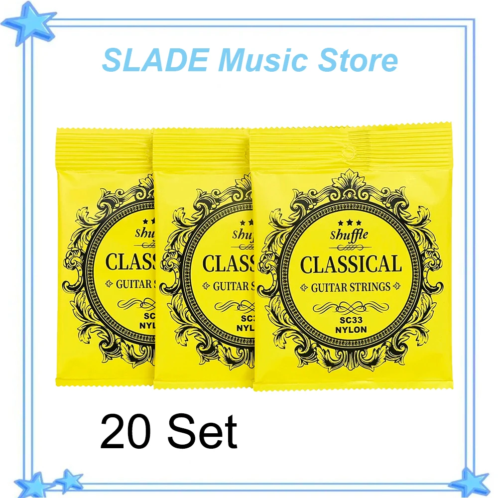 IRIN 30 مجموعة المهنية الكلاسيكية الغيتار أوتار الغيتار الشظية مطلي النحاس الجرح واضح النايلون سلاسل الغيتار عالية الجودة