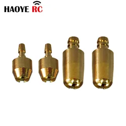 Haoye 2Pc Copper Fuel Tank Clunks Oil Hammer RC Airplane Nitro Fuel Clunk Filter RC Turbojet Fuel Oil Tank Accessories