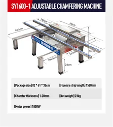 High-precision Adjustable Ceramic Tile Chamfering Machine 45 Degree Direct Cutting Chamfering Dust-Free Desktop Cutting Machine