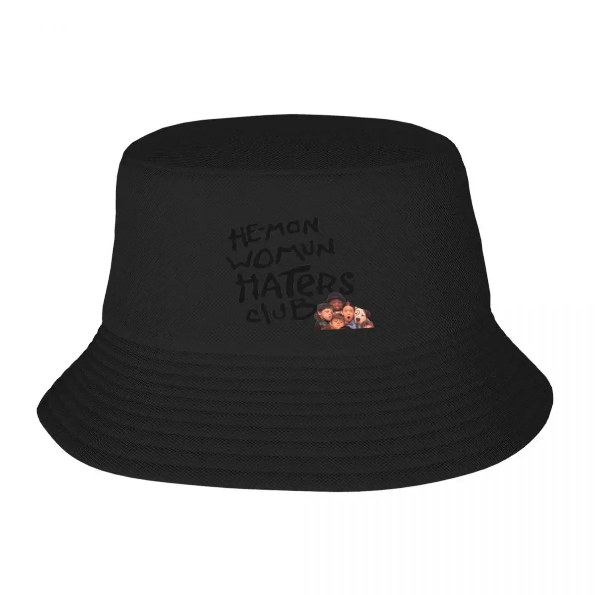 

The Little Rascals He-Man Womun Haters Club Bucket Hat Fishing cap Hat Man Luxury Caps Women Men's