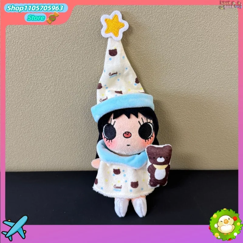 No Doll Yuy Doll Outfit Cute Cartoon Mini Clothes Set for 10cm Plush Keychain Doll Replacement Costume Kawaii Doll Accessories