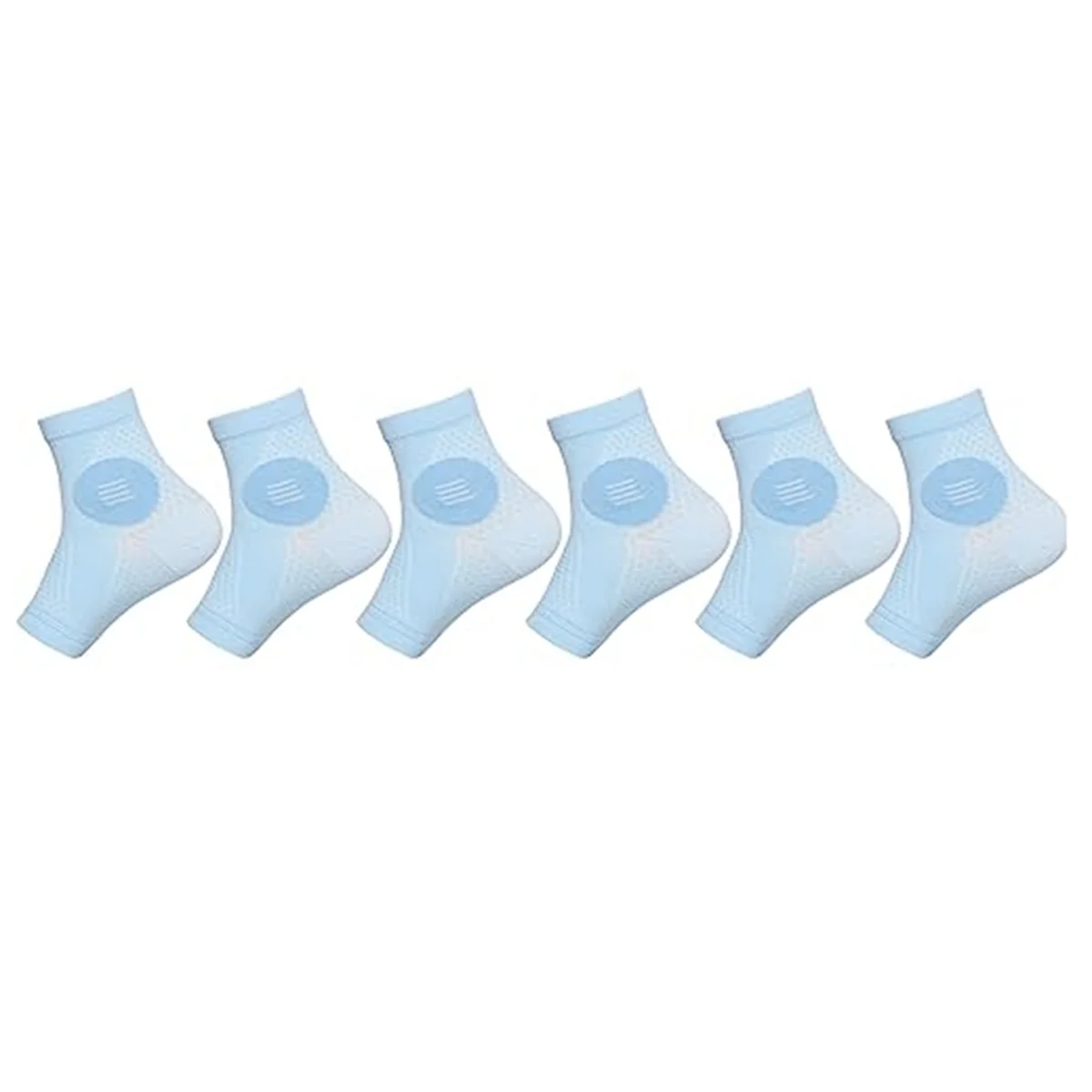 3Pairs Neuropathy Socks - Dr Sock Soothers - Soothe Relief Socks for Neuropathy Pain - Plantar Fasciitis Socks-Blue-S