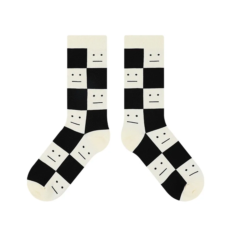 3 Pairs AC Heißer Verkauf 2023 Mode Socken Straße Hip Hop Skateboard Sport Mitte Rohr Socken Einfarbig Atmungsaktive Baumwolle socken