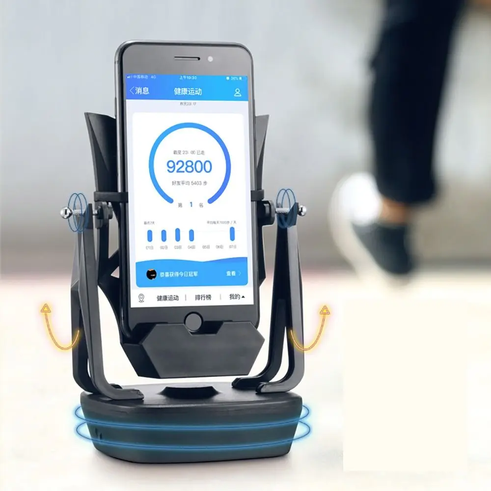 

Универсальная совместимость, пластиковое устройство для поворота телефона, бесшумная работа, автоматический шагомер для телефона, USB/аккумуляторы, встряхивание телефона Wiggler