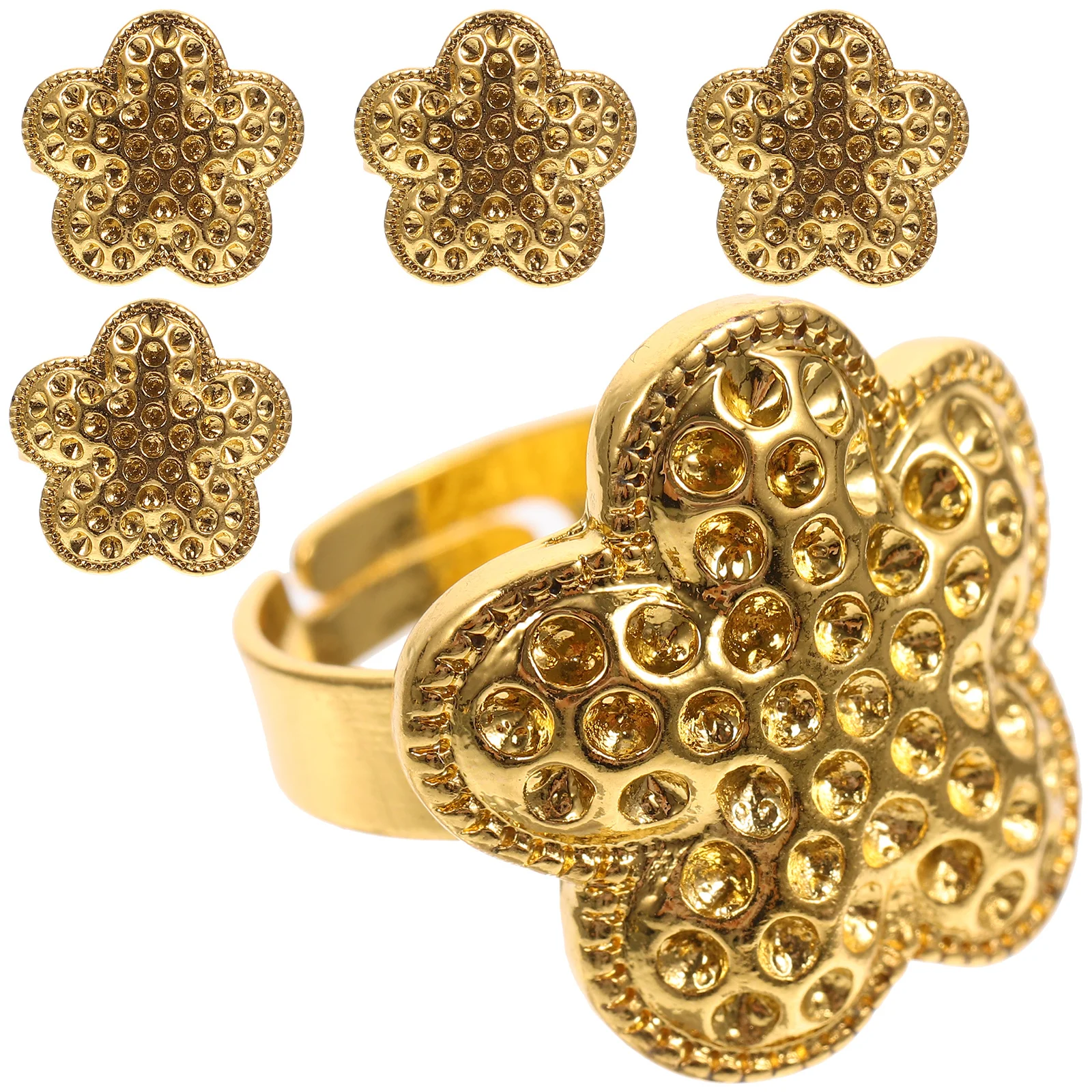 

5Pcs Convenient Finger Protectors Ring Thimbles Professional Sewing Covers for Handwork Needle Protection DIY Crafts Household