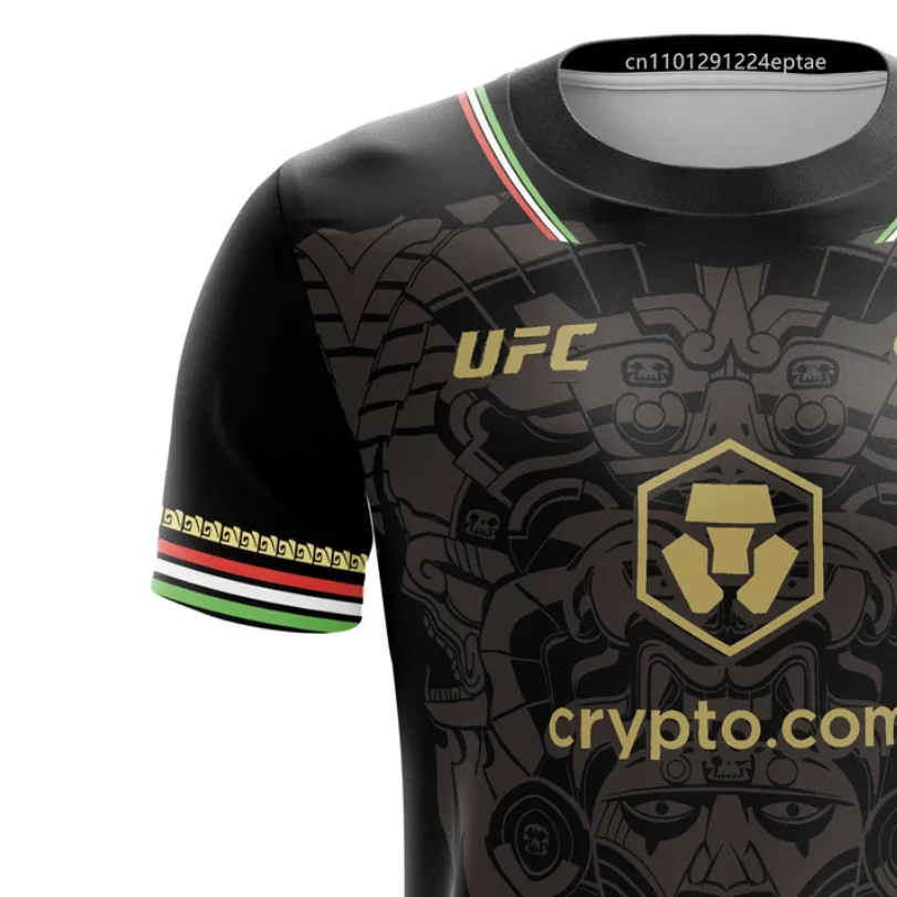 UFC القديمة الطوطم تصميم الرجال تي شيرت الصيف قصيرة الأكمام شرسة الملاكمة القتال تي شيرت 2025 موضة جديدة الصالة الرياضية الملابس الرياضية