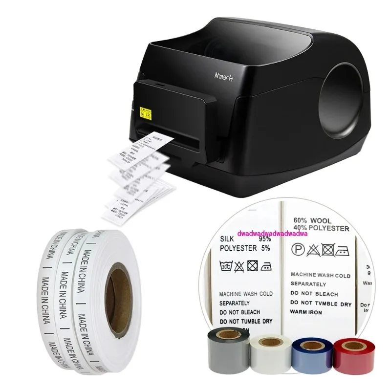 N-mark New Design Polyester Printing, Satin Ribbon printer, Fabric Wash Labels Printer for Sale, print ribbon machine