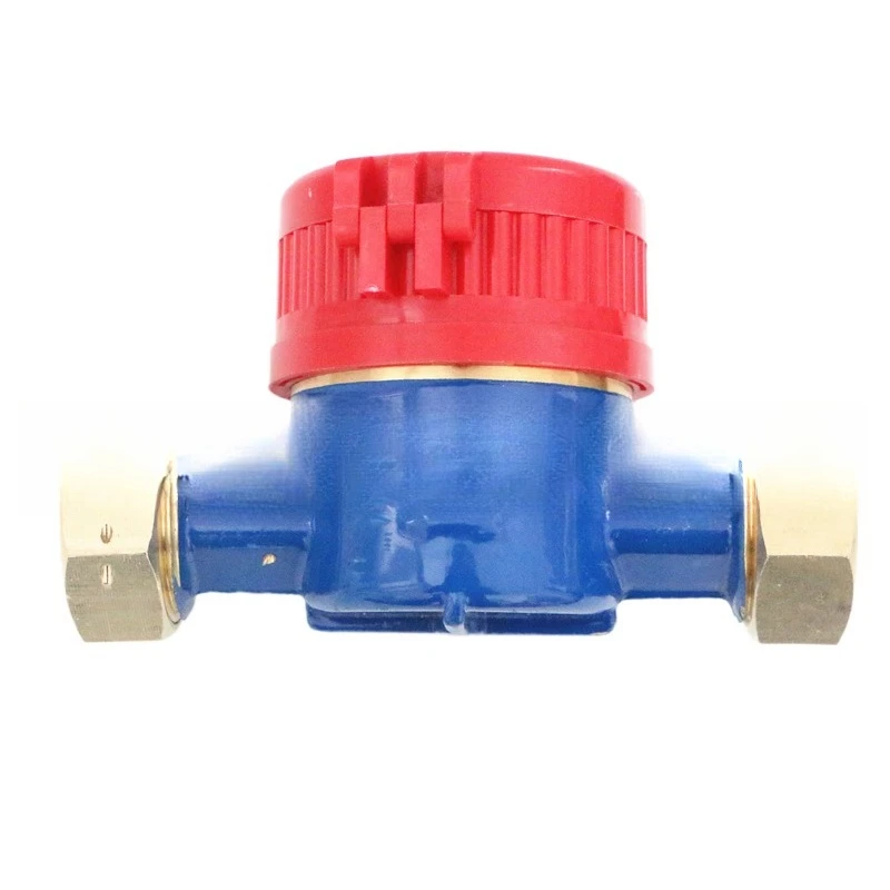 

Small body water meter LXSC-13D-D2 copper shell rotor type dry single stream hot and cold water short meter