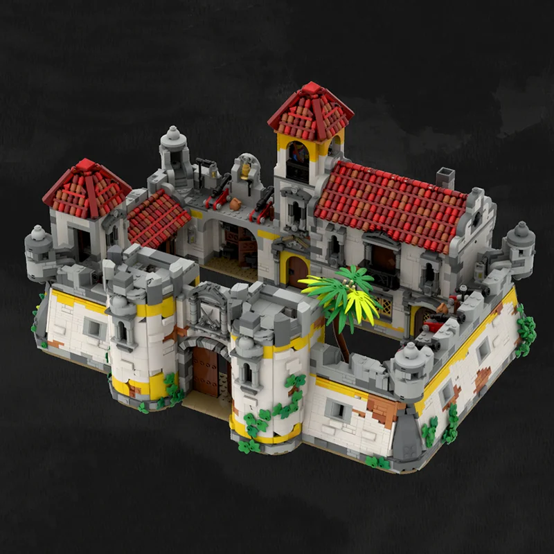 القراصنة القلعة نموذج Moc قوالب بناء القراصنة Barracks نموذج التكنولوجيا وحدات الالعاب العملاقة لتقوم بها بنفسك تجميع هدايا عيد الميلاد #6