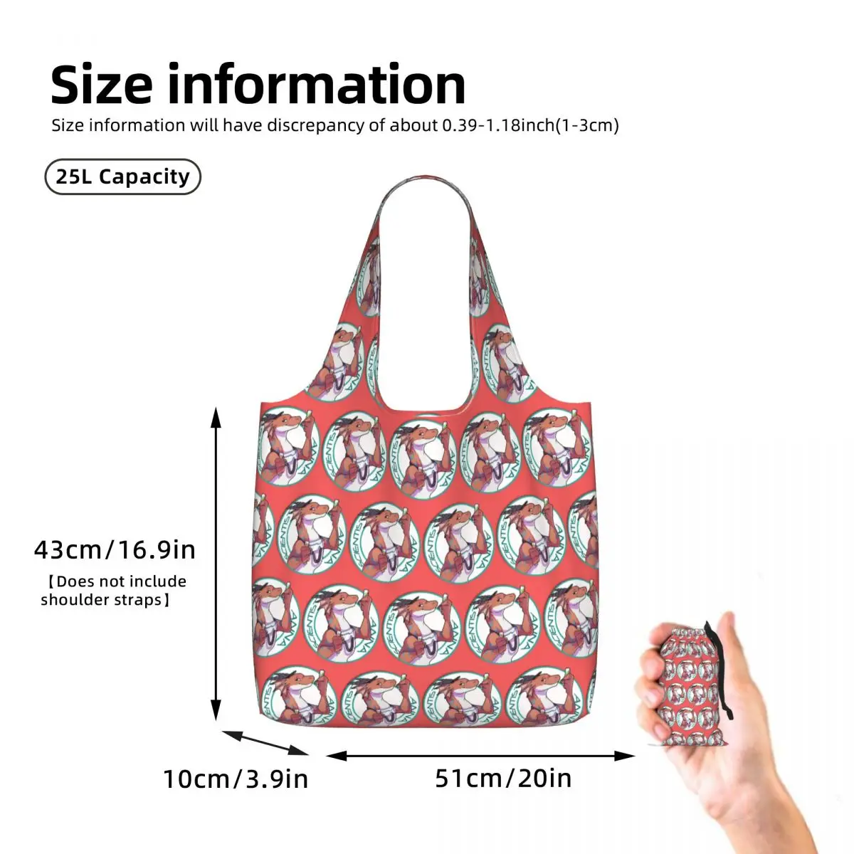 Scientist Anna From Angels With Scaly Wings Shopping Tote Bag Canvas Large Capacity Shoulder Bags Shopper Grocery Handbag
