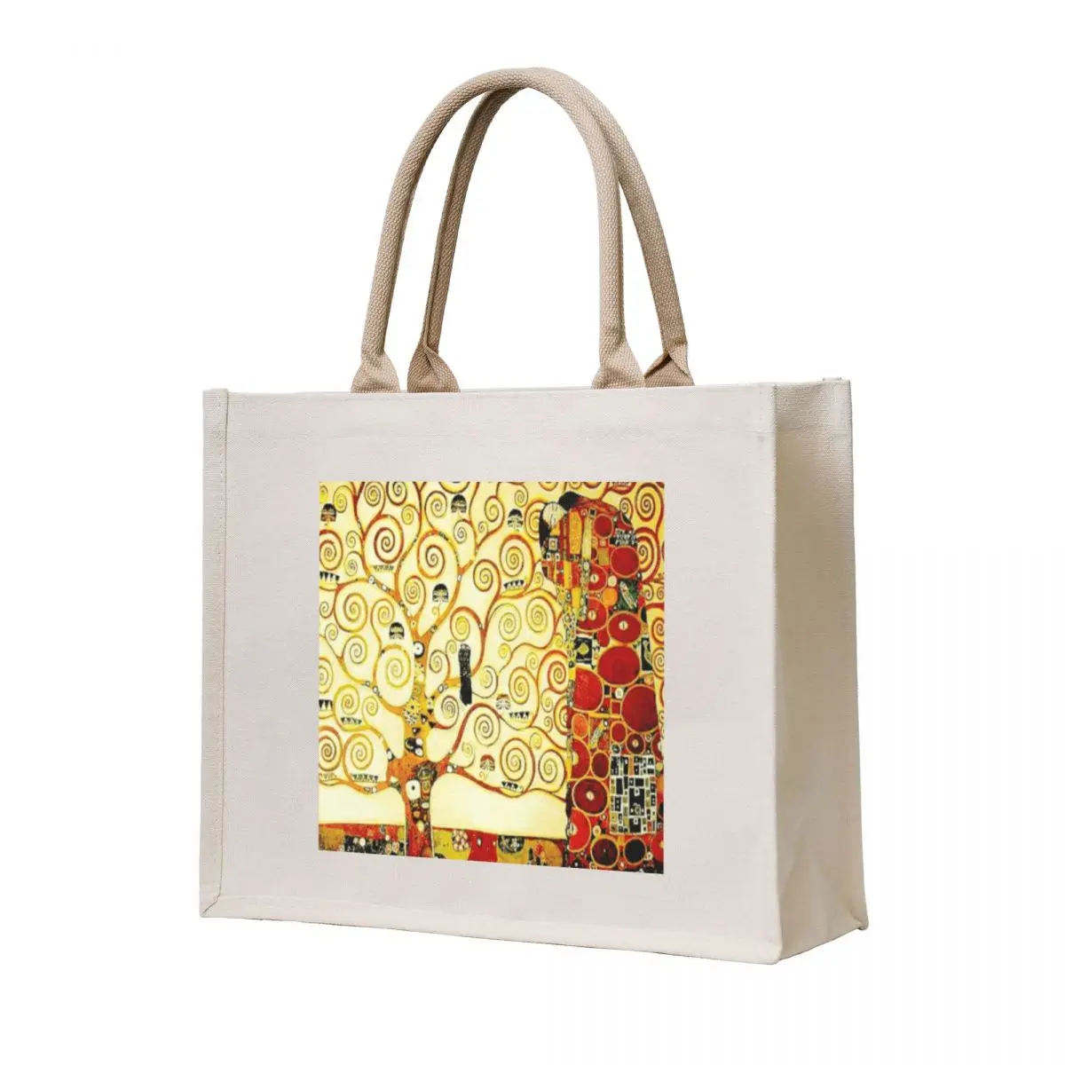 

The Tree of Life by Gustav Klimt Art Nouveau Symbolism Tote Bag woman shopping bag Cloth bags Shopping bags tote bag men
