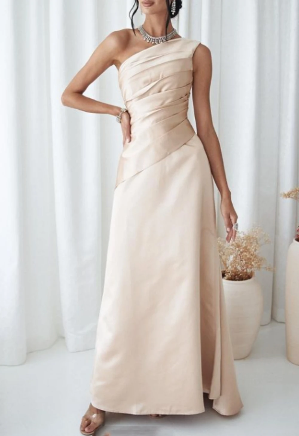 Robe de mariée dos nu en satin à fente haute pour femmes, robe de mariée sexy, une initiée, simple et charmante, train de balayage