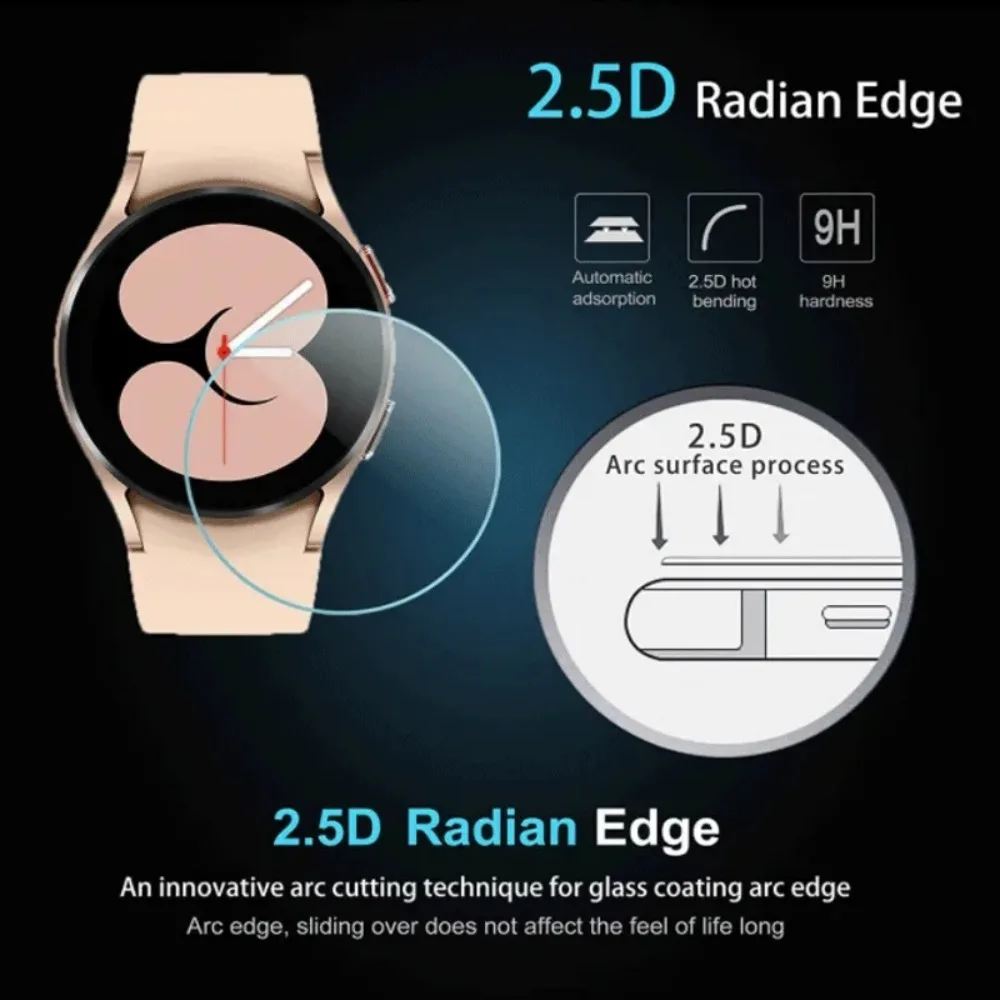 Tempered Glass for Samsung Galaxy Watch 4 5 6 40/44mm Classic 42/46mm Watch 3 41/45mm Anti Scrach Film HD Screen Protectors