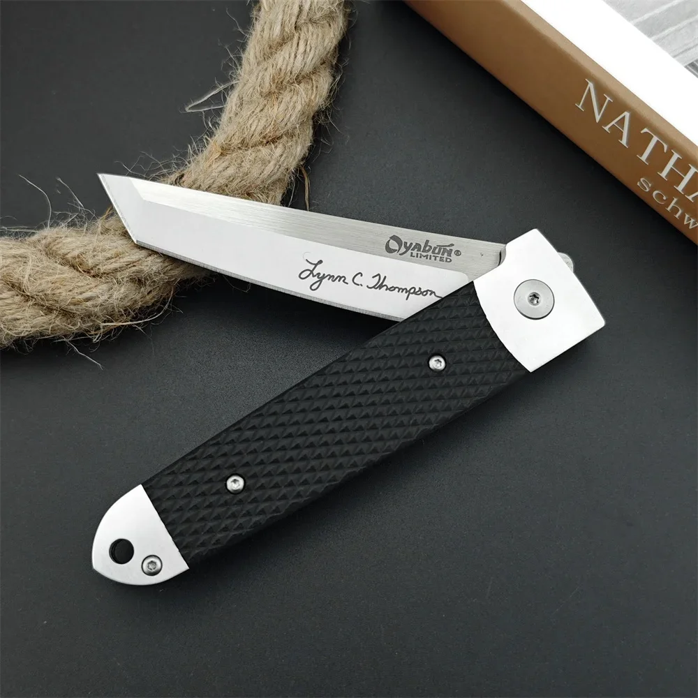 Folding Knife D2 Blade Nylon Fiber Handle COLD 26T High Quality Pocket Knife Outdoor EDC Survival Camping Hiking Hunting Tool