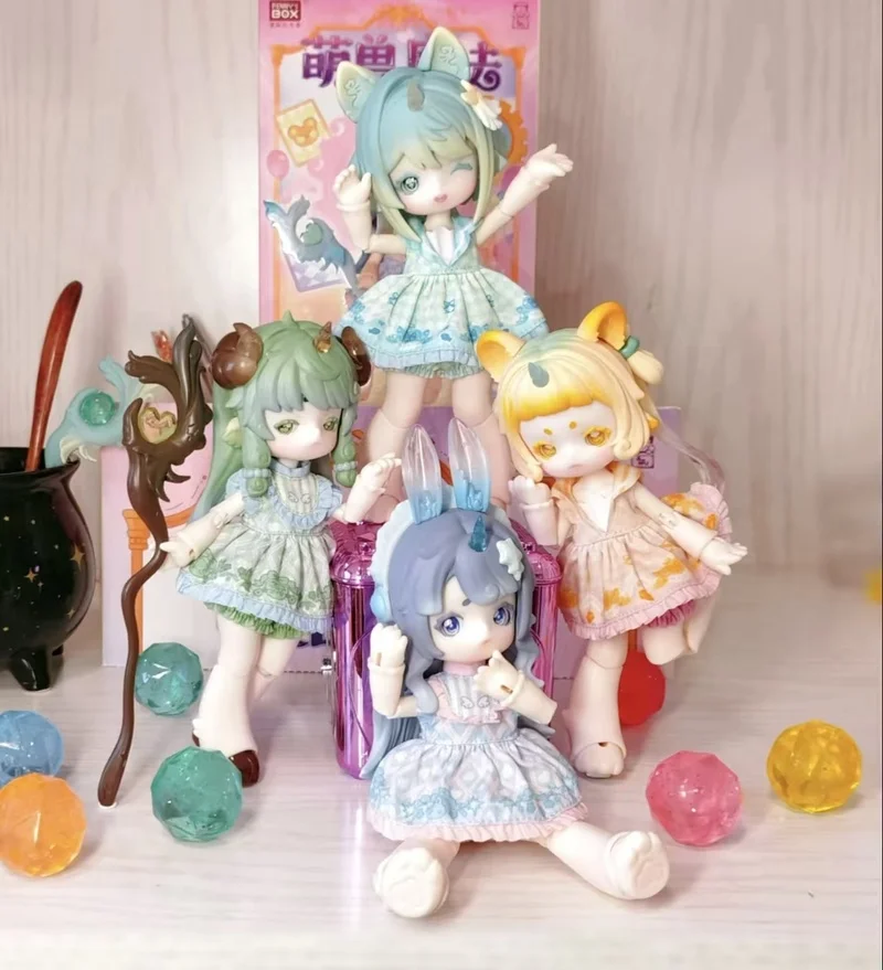 

Penny'S Box Antu Cute Beast Magic Series Blind Box 8 Points Bjd Ball Jointed Doll Beast Body Аниме Фигурка Декор Подарки