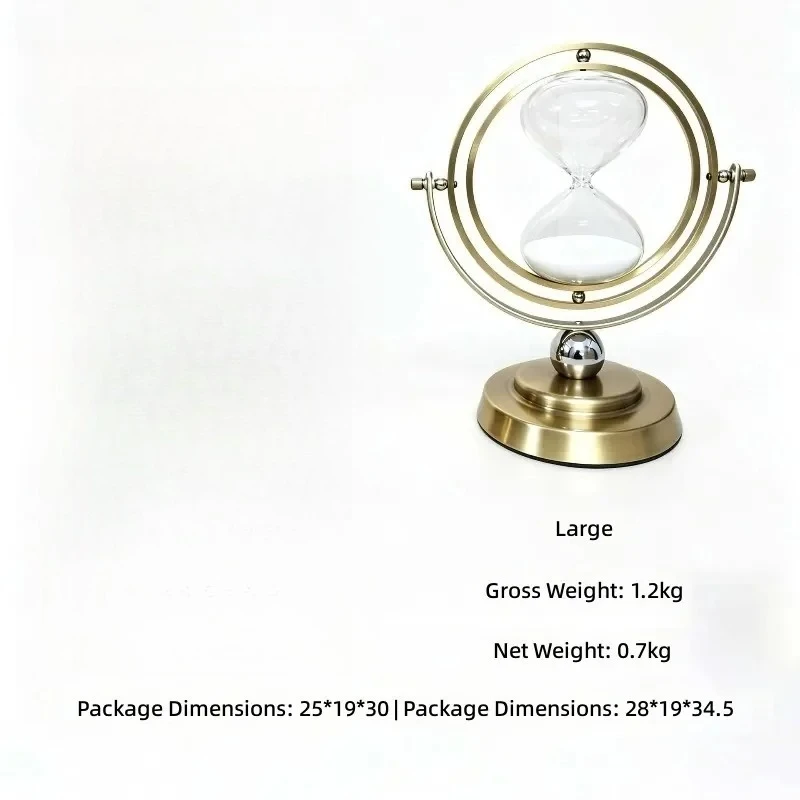 30/60 Minute Hourglass 30 Minute Timer Clock Glass Time Management Timer Mobile Sand Clock Office Desktop Home Decoration